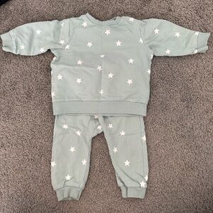HM Mint Green Star Patterned Matching Set